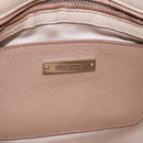 Miu Miu Hand Bag Leather 2way Beige Auth ka6259V-32