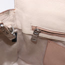 Miu Miu Hand Bag Leather 2way Beige Auth ka6259V-35