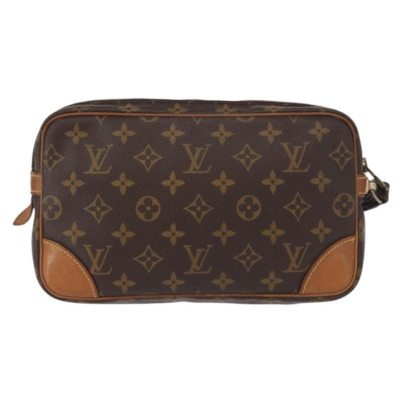 LOUIS VUITTON Monogram Marly Dragonne GM Clutch Bag M51825 LV Auth ka626