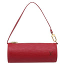 LOUIS VUITTON Epi Soufflot Pouch Red LV Auth ka6262A-13