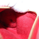 LOUIS VUITTON Epi Soufflot Pouch Red LV Auth ka6262A-12