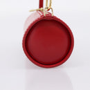 LOUIS VUITTON Epi Soufflot Pouch Red LV Auth ka6262A-4