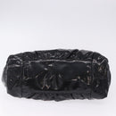GUCCI Histeria Hand Bag Patent Black 197020 Auth ka6264-11