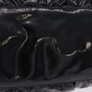 GUCCI Histeria Hand Bag Patent Black 197020 Auth ka6264-12