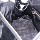 GUCCI Histeria Hand Bag Patent Black 197020 Auth ka6264-22