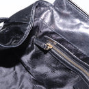 GUCCI Histeria Hand Bag Patent Black 197020 Auth ka6264-23