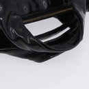 GUCCI Histeria Hand Bag Patent Black 197020 Auth ka6264-7