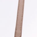 Miu Miu Hand Bag Leather 2way Pink Gold Tone Auth ka6266A-23