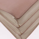 Miu Miu Hand Bag Leather 2way Pink Gold Tone Auth ka6266A-27