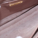 Miu Miu Hand Bag Leather 2way Pink Gold Tone Auth ka6266A-11