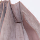 Miu Miu Hand Bag Leather 2way Pink Gold Tone Auth ka6266A-39