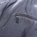 GUCCI Bamboo Hand Bag Leather Black Silver 001 1638 Auth ka6269-25