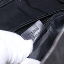GUCCI Bamboo Hand Bag Leather Black Silver 001 1638 Auth ka6269-12