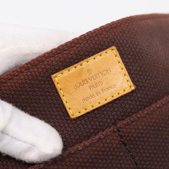 LOUIS VUITTON Antigua Buzzus PM Shoulder Bag Canvas Brown M40080 LV Auth ka6270