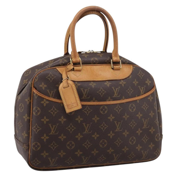 LOUIS VUITTON Monogram Deauville Hand Bag M47270 LV Auth ka6273