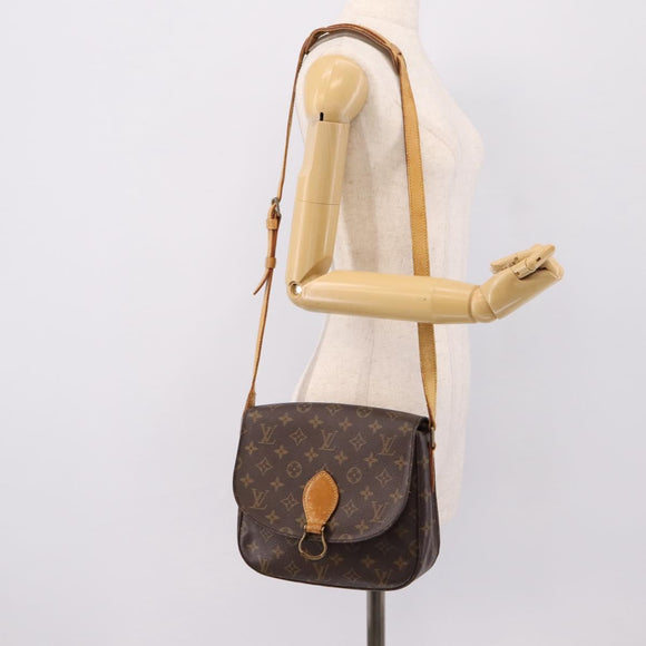 LOUIS VUITTON Monogram Saint Cloud GM Shoulder Bag M51242 LV Auth ka6274