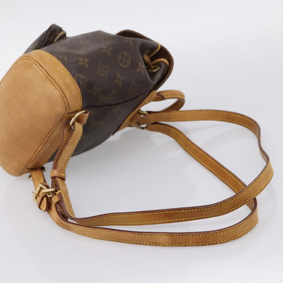 LOUIS VUITTON Monogram Montsouris PM Backpack M51137 LV Auth ka6277