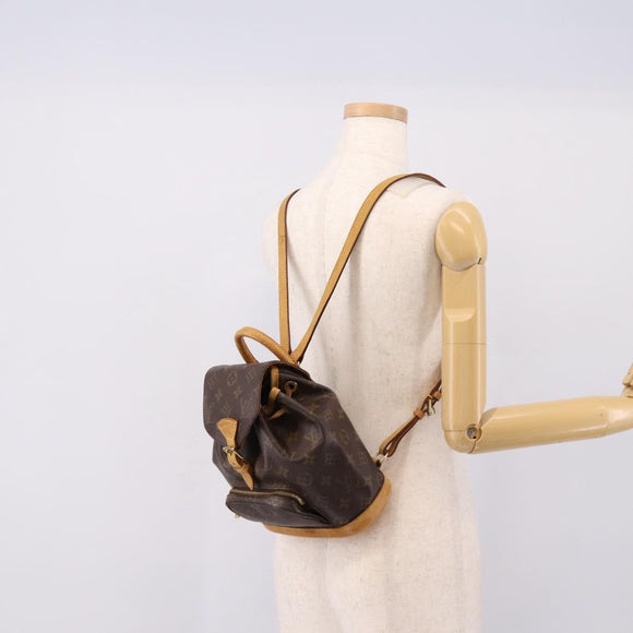 LOUIS VUITTON Monogram Montsouris PM Backpack M51137 LV Auth ka6277