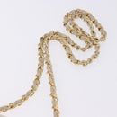 CHANEL COCO Mark Chain Shoulder Bag Lamb Skin Ivory Gold Tone CC Auth ka6278A-10