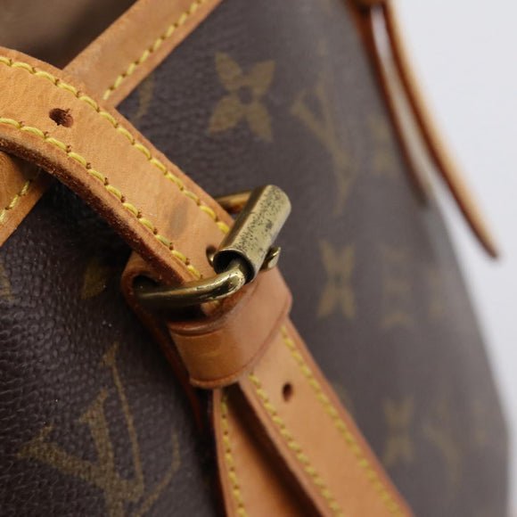 LOUIS VUITTON Monogram Bucket PM Shoulder Bag M42238 LV Auth ka6280