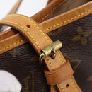 LOUIS VUITTON Monogram Bucket PM Shoulder Bag M42238 LV Auth ka6280-18