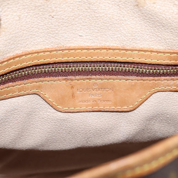 LOUIS VUITTON Monogram Bucket PM Shoulder Bag M42238 LV Auth ka6280