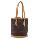 LOUIS VUITTON Monogram Bucket PM Shoulder Bag M42238 LV Auth ka6280-13