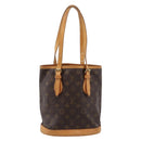LOUIS VUITTON Monogram Bucket PM Shoulder Bag M42238 LV Auth ka6280-2