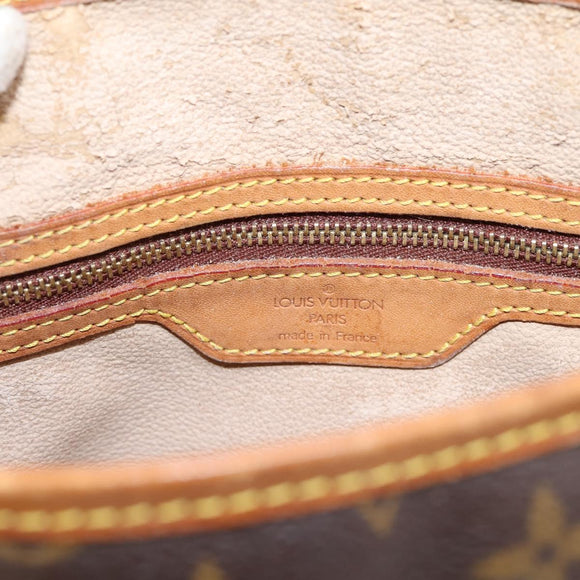 LOUIS VUITTON Monogram Bucket PM Shoulder Bag M42238 LV Auth ka6281