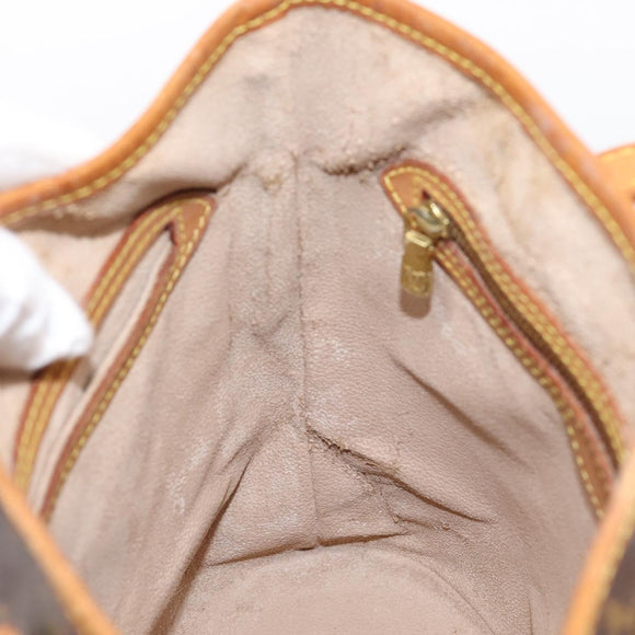LOUIS VUITTON Monogram Bucket PM Shoulder Bag M42238 LV Auth ka6281