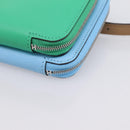 HERMES Nouveau To Go Ship Shoulder Wallet Leather Lavande Auth ka6284SM-14