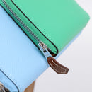 HERMES Nouveau To Go Ship Shoulder Wallet Leather Lavande Auth ka6284SM-18