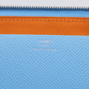 HERMES Nouveau To Go Ship Shoulder Wallet Leather Lavande Auth ka6284SM-22
