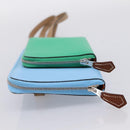 HERMES Nouveau To Go Ship Shoulder Wallet Leather Lavande Auth ka6284SM-3