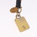 Miu Miu Matelasse Shoulder Bag Leather Black Gold Tone Auth ka6286A-9