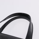 PRADA Hand Bag Patent Black Silver Auth ka6287-14