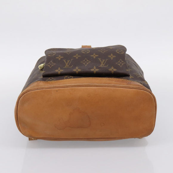 LOUIS VUITTON Monogram Montsouris GM Backpack M51135 LV Auth ka6288