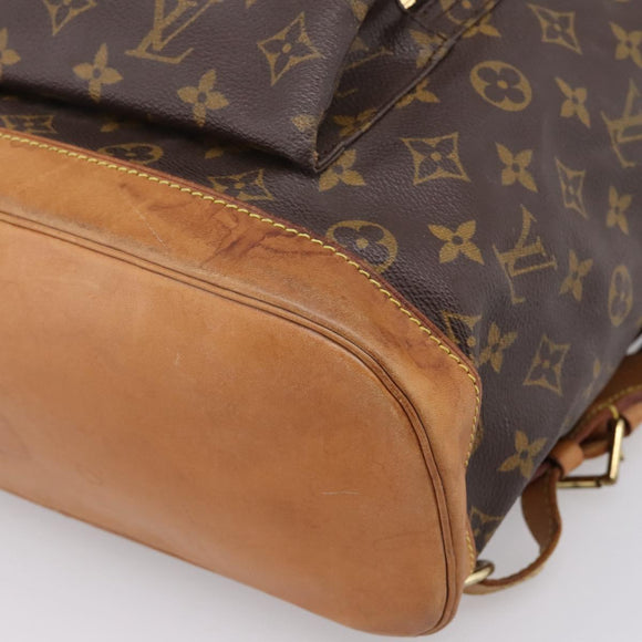 LOUIS VUITTON Monogram Montsouris GM Backpack M51135 LV Auth ka6288