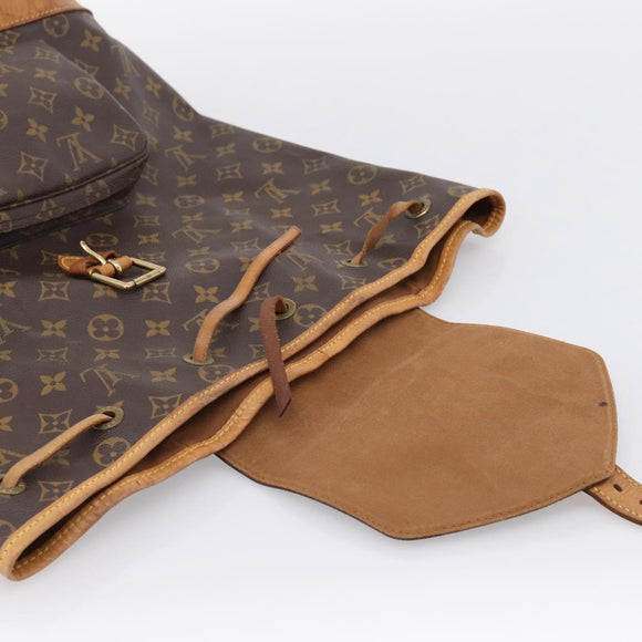 LOUIS VUITTON Monogram Montsouris GM Backpack M51135 LV Auth ka6288