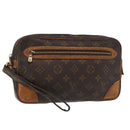 LOUIS VUITTON Monogram Marly Dragonne GM Clutch Bag M51825 LV Auth ka629-1