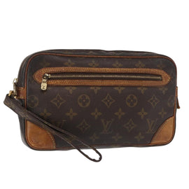LOUIS VUITTON Monogram Marly Dragonne GM Clutch Bag M51825 LV Auth ka629