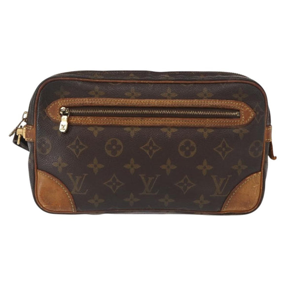 LOUIS VUITTON Monogram Marly Dragonne GM Clutch Bag M51825 LV Auth ka629