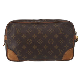 LOUIS VUITTON Monogram Marly Dragonne GM Clutch Bag M51825 LV Auth ka629 - 0