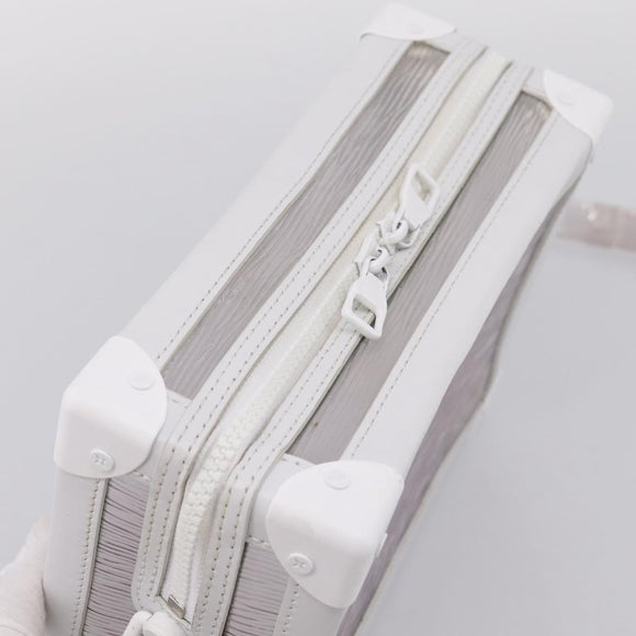 LOUIS VUITTON Epi Plage Soft Trunk Shoulder Bag Clear M55602 LV Auth ka6296V