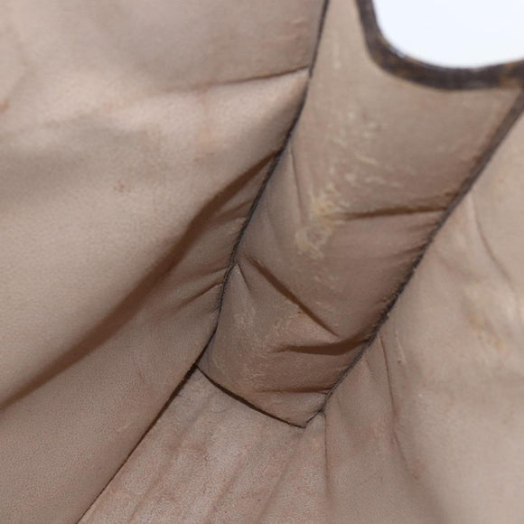 LOUIS VUITTON Monogram Sac Plat Hand Bag M51140 LV Auth ka630