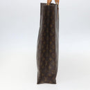 LOUIS VUITTON Monogram Sac Plat Hand Bag M51140 LV Auth ka630-4