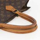 LOUIS VUITTON Monogram Sac Plat Hand Bag M51140 LV Auth ka630-7