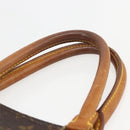 LOUIS VUITTON Monogram Sac Plat Hand Bag M51140 LV Auth ka630-8