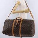 LOUIS VUITTON Monogram Keepall Bandouliere 60 Boston Bag M41412 LV Auth ka6301-32