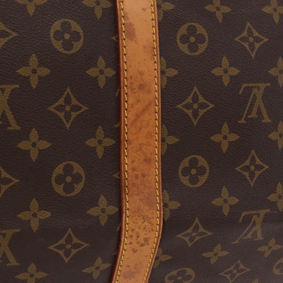 LOUIS VUITTON Monogram Keepall Bandouliere 60 Boston Bag M41412 LV Auth ka6301